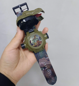 Giá trị tốt T-REX Đồng hồ điện tử Khủng long đồ chơi động vật chủ đề Máy chiếu bền nhựa giá trị - Product Image 4