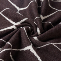 Écharpes chaudes en maille jacquard mélangée laine pour homme et femme, automne et hiver, vente en gros, personnalisables haut de gamme