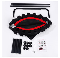 Mini Trampolín de Ejercicio Unisex de 40 Pulgadas para Adultos, Equipo de Salto Redondo