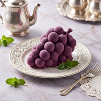 Moule à gâteau mousse et moule à crème glacée en silicone en forme de raisin, personnalisable et réutilisable, pour DIY - Outil de pâtisserie en gros