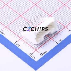 HC-PA-6AWD Wire-to-Board Pin Header Bent Lead Through Hole,P=2mm Connector 1x6P 2mm Right Angle Insert PA - Product Image 1