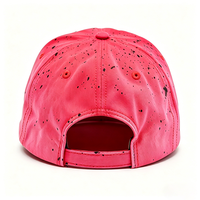 Casquette de baseball brodée rouge, casquette décontractée en coton, casquette de sport unisexe réglable pour un usage quotidien en extérieur