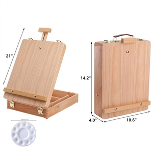 Caja <span class=keywords><strong>de</strong></span> Madera para Artistas, Caja <span class=keywords><strong>de</strong></span> Dibujo Portátil, Soporte <span class=keywords><strong>de</strong></span> <span class=keywords><strong>Pintura</strong></span> <span class=keywords><strong>de</strong></span> Escritorio, Almacenamiento <span class=keywords><strong>de</strong></span> Arte, Equipo <span class=keywords><strong>de</strong></span> Estudio <span class=keywords><strong>de</strong></span> Arte, Caballete <span class=keywords><strong>de</strong></span> <span class=keywords><strong>Pintura</strong></span> para Aula - Product Image 2