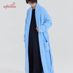 <span class=keywords><strong>Accappatoio</strong></span> di Lusso in Pile Morbido a Rapida Asciugatura per <span class=keywords><strong>Donna</strong></span>, Personalizzabile con Logo, Eco-Friendly, in Flanella Tessuta - Product Image 3