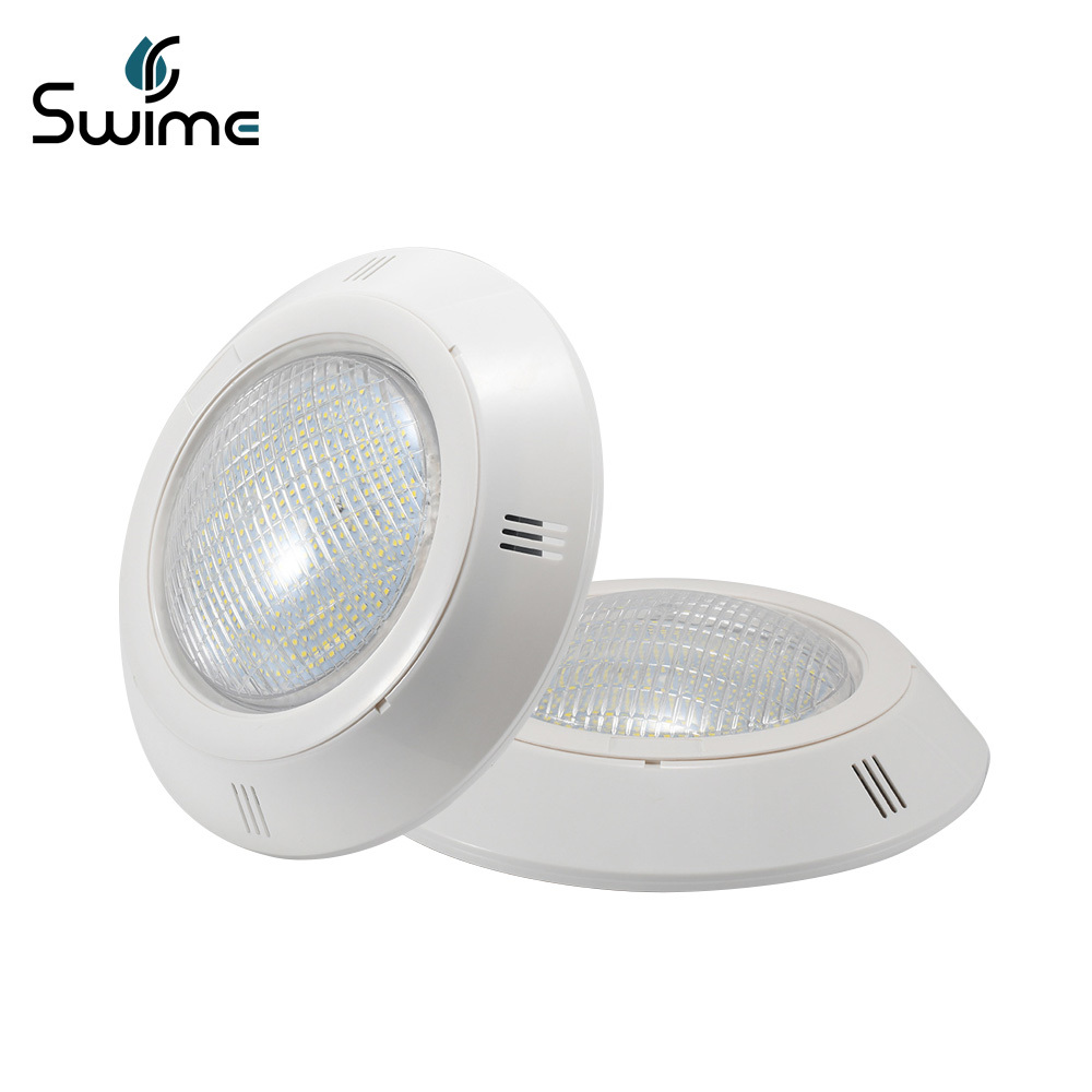 ABS Plastic Shell Waterproof Wall Mounted Pool Light AC12V 12W 18W 25W 35W Color Changing Rgb Underwater Led Swimming Pool Light