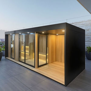 <span class=keywords><strong>Sauna</strong></span> Esterna Personalizzata per 2-6 Persone con Vasca Idromassaggio Combinata Caldo/Freddo per Uso in Cortile - Product Image 5