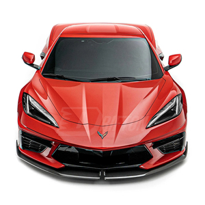 Nuevo alerón delantero de fibra de carbono seca estilo AD para Chevrolet Corvette C8 Stingray Z51 2020-2026 - Product Image 3