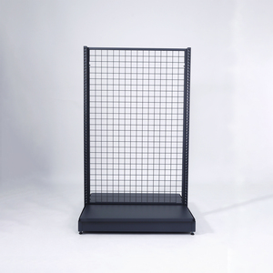 Estante de góndola de hierro de acero ligero blanco 30/60 de doble cara recubierto de polvo epoxi 1810*900*900mm estante Modular para supermercado al por menor - Product Image 2