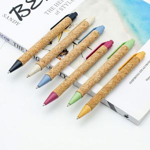 Multicolor Retro Advertising Ballpoint <b>Pen</b> Creative Retro Gift <b>Pen</b> Logo Bamboo Wheat Straw 4-Color Promotional Stationery - Product Image 3