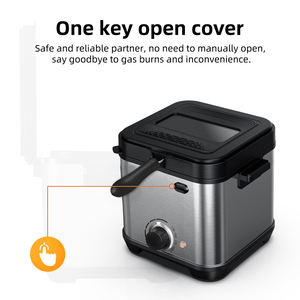 1.5l <span class=keywords><strong>mini</strong></span> bể duy nhất điện sâu chất béo <span class=keywords><strong>Fryer</strong></span> với thép không gỉ sử dụng nhà dầu <span class=keywords><strong>Fryer</strong></span> cho chiên gà chip khoai tây ODM/OEM - Product Image 6