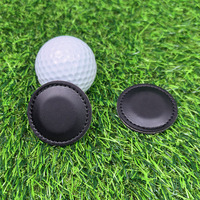 Marqueur de ligne de golf en cuir PU, portable, léger, pour l'alignement des balles, accessoire d'entraînement de golf pour l'extérieur, vente chaude