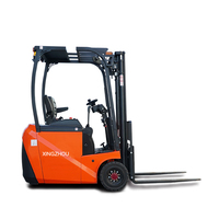 Spedizione gratuita CE certificata 1-2.5 Ton carrelli elevatori elettrici 4 ruote Mini Gabelstapler per uso officina magazzino