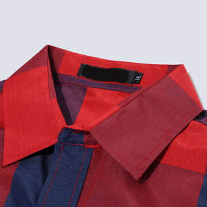 Camisas de Vestir para Hombre Elegantes y de Alta Calidad, a Rayas, 100% Algodón, Corte Entallado, Diseño con Botones, Verano, Hechas en Bangladés - Product Image 4