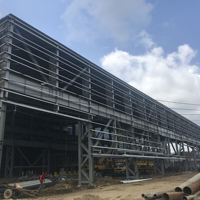 Edificio de Apartamentos Prefabricados de Gran Altura y Múltiples Pisos Senwang, Estructura de Acero Moderna con Tratamiento de Superficie Galvanizado
