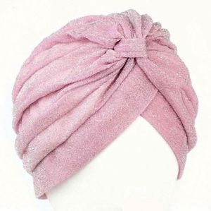 Hijabs et bonnets unisexes pour adultes, style mode, en acrylique doré, turbans musulmans et casquettes indiennes, pour le marché international - Product Image 5