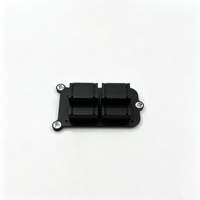 Dissipateur thermique en aluminium OEM/ODM personnalisé pour appareil photo, peint en noir, à 6 ailettes, avec caloduc en cuivre, entièrement personnalisable, certifié ISO usine