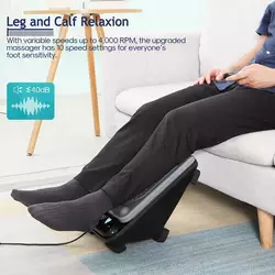 Fußmassagegerät therapeutisch 30 Geschwindigkeiten elektrisches tiefgewebtes Fuß<span class=keywords><strong>massage</strong></span>-Gerät mit bequemem Fußpolster für die Füße entspannung - Product Image 4