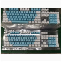 Double-shot Injection Molded Keycaps, Universal for 104-key Mechanical Keyboards, ABS Double-shot Keycaps with Backlit Lettering