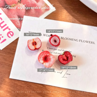 Aimants de réfrigérateur en plastique Art Déco, forme irrégulière, aimantés puissants, avec design de simulation alimentaire pour la décoration de la maison et de la cuisine