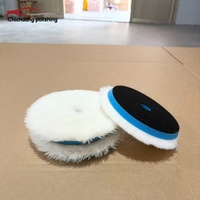 Produits de polissage pour le detailing automobile à base de laine, tampons de polissage en laine de peau d'agneau