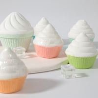 Parfum-personnalisation 40G nourrissant aromathérapie Relaxation tremper boule de bain fizzies huile essentielle Cupcake bombe de bain pour les enfants
