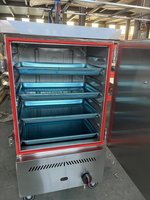 Ruitai 8-bakjes gasrijststomer met CE SUS304/SS201, timer/hendelopties, economisch tot extra sterk, voor kantine/hotel/buffet