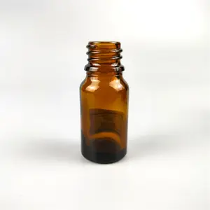 Euro DIN 18 mm bernsteinfarbene Glasflasche für Ätherisches Öl flasche / pharmazeutische Verpackung Großhändler