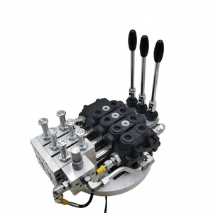 Vanne de commande directionnelle sectionnelle hydraulique à solénoïde haute performance 60L/min à 3 bobines |   Double Action Marque Huamao 1 an - Product Image 6