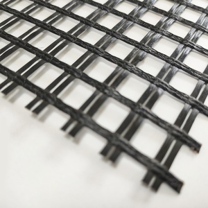 Asphalt verstärkung Fiberglas <span class=keywords><strong>BX</strong></span> geogrid120-120kN mit Bitumen verwendet
