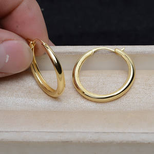 Pendientes de Plata S925, Acabado Mate Grande, Hebillas para Orejas Listas para Usar, Accesorios de Bricolaje, Moda 4793 - Product Image 1