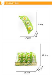 हॉट सेल डच अंडे की पुडिंग मीठी मटर के आकार की हलाल पुडिंग जेली कैंडी पॉपिंग कैंडी के साथ - Product Image 4