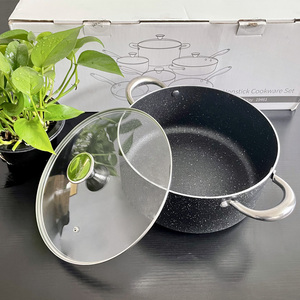 Juego de sartenes antiadherentes de dos tamaños para el hogar, cocina de inducción a Gas, juego de utensilios de cocina personalizados, suministro directo de fábrica - Product Image 3