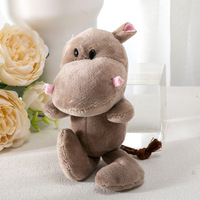 Porte-clés en peluche de dessin animé en gros, pendentifs animaux de la forêt et de la jungle, porte-clés animaux pour sac à dos, jouet en peluche