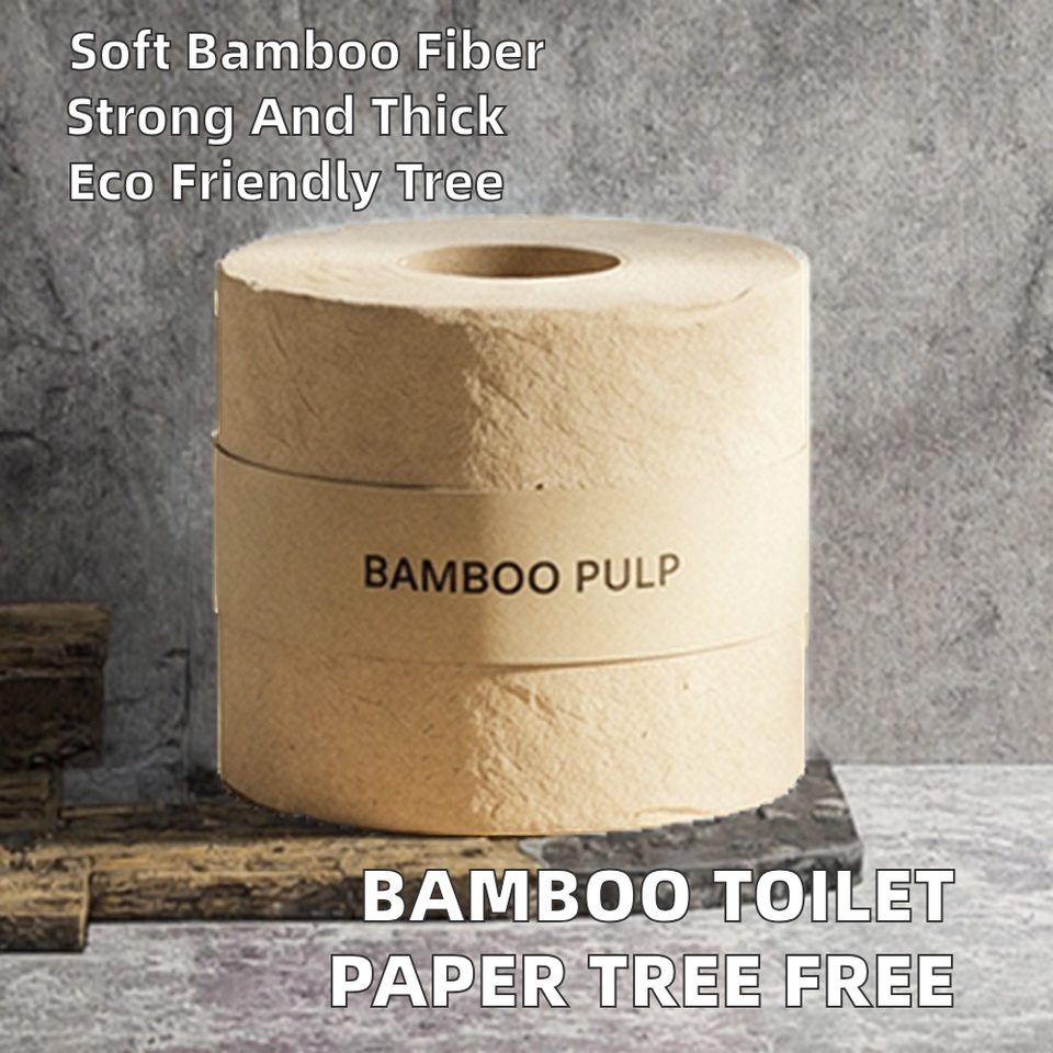 Bamboo Toilet Paper Tree Free Bamboo Pulp Thick Premium Bamboo Fiber ...