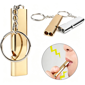 Sifflet de survie avec cordon, sifflet d'arbitre sportif, sifflet d'urgence pour activités sportives et en plein air - Product Image 4