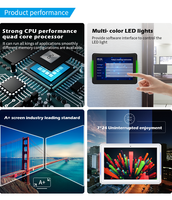 Último Android 14 OS RK3576 CPU Montaje en pared 10,1 "Industrial Android Tablet PC Señalización digital