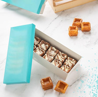 Neues Design Süße Mini-Pfannkuchen mit dunkler Schokoladen verpackung Geschenk verpackung Candy Dessert Cookie Chocolate Truffle Box