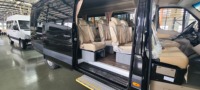 Véhicule à énergie nouvelle Ev Van Mini Bus minibus automatiques de passagers Bus électrique 6m RWD 12 sièges LHD Mini Bus Minivan électronique