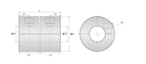Acoplamentos de Tubo Rosqueados com Encoder de Disco em Aço Inoxidável, Eixo Flexível com Alta Capacidade de Torque, Personalização OEM, Diâmetro de 16-105MM - Product Image 3