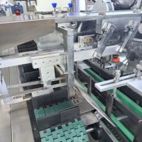 Ligne de machines d'emballage automatique pour poudre à lessiver en boîte, savon, détergent en poudre, carton bleu