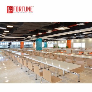 Thương mại Rắn bề mặt canteen bàn ghế cho Mỹ cao trường - Product Image 1