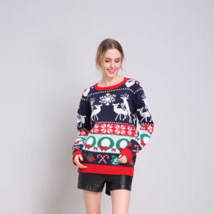 Ugly Sweater for Human/Dog Fair Isle Knitwear Matching <strong>Pet</strong> and Owner Holiday Sweaters Xmas Party Family Matching Outfits - Product Image 1