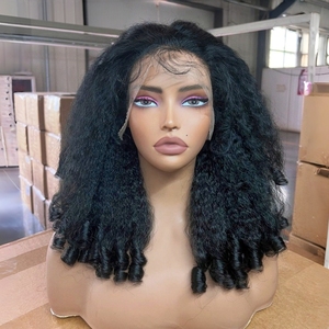 250% Burmese <strong>Pixie</strong> Curly HD Lace Frontal <strong>Wig</strong> Raw Original Human Hair HD Lace Front Kinky Curly Glueless <strong>Wigs</strong> Human Hair <strong>Wigs</strong> - Product Image 2