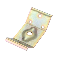 Connecteur d'angle en acier au carbone à trou unique ou double pour meubles, tables, bancs de piano, armoires et pieds en bois