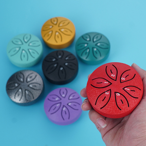 Tambours à langue en acier, carillon de pluie, instruments de percussion musicaux, 3 pouces, 6 notes, instruments pour le yoga, la méditation, cadeaux uniques, tambours portables - Product Image 1