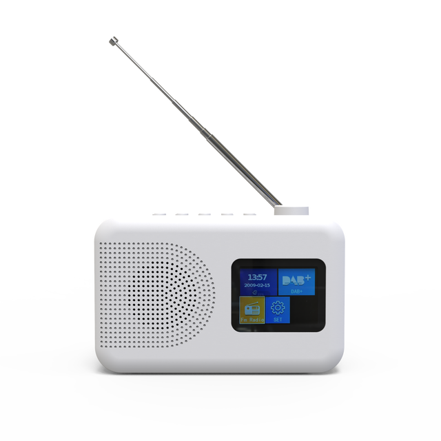 Portable Rechargeable AM/FM/DAB Stereo Radio Player USB/TF Support Digital Tuning Sleep Timer Clock Internet Radio Flashlight