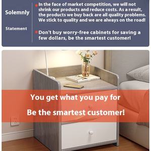 Table de <span class=keywords><strong>chevet</strong></span> en bois simple et moderne pour petits espaces pour le stockage domestique dans les chambres à louer pour le salon - Product Image 4