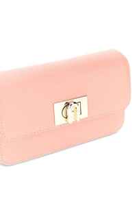 Excellent Quality Designer <b>Bag</b> Furla Envelope Style Metal Hasp Closure <b>Mini</b> Crossbody Powder Pink <b>Bag</b> - Product Image 4