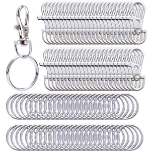 Cổ Điển Tự Làm Thủ Công Phụ Kiện Hợp Kim Kẽm Xoay Khóa Clip Kim Loại <span class=keywords><strong>Carabiner</strong></span> Móc Chìa Khóa An Toàn Snap Móc Tổ Chức Vòng Chìa Khóa - Product Image 1
