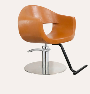 Sillón <span class=keywords><strong>de</strong></span> Peluquería Moderno Marrón con Reposapiés <span class=keywords><strong>para</strong></span> Salón <span class=keywords><strong>de</strong></span> Belleza - Product Image 3